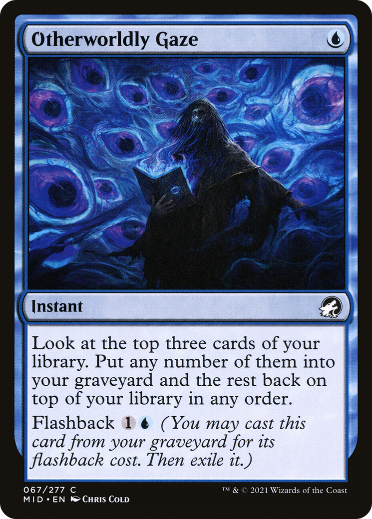 Otherworldly Gaze (MID-067) - Innistrad: Midnight Hunt Foil - Premium MTG Single from Wizards of the Coast - Just $0.33! Shop now at Game Crave Tournament Store