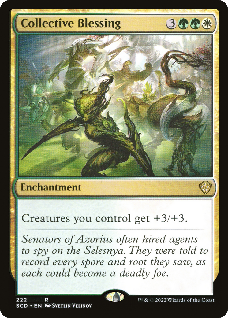 Collective Blessing (SCD-222) - Starter Commander Decks - Premium MTG Single from Wizards of the Coast - Just $0.08! Shop now at Game Crave Tournament Store