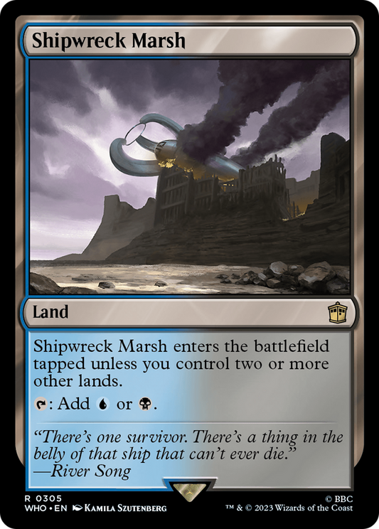 Shipwreck Marsh (WHO-305) - Doctor Who - Premium MTG Single from Wizards of the Coast - Just $0.72! Shop now at Game Crave Tournament Store