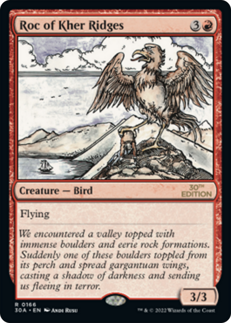 Roc of Kher Ridges (30A-166) - 30th Anniversary Edition - Premium MTG Single from Wizards of the Coast - Just $2.82! Shop now at Game Crave Tournament Store