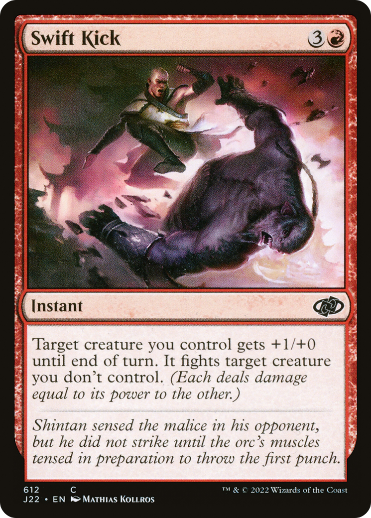 Swift Kick (J22-612) - Jumpstart 2022 - Premium MTG Single from Wizards of the Coast - Just $0.08! Shop now at Game Crave Tournament Store