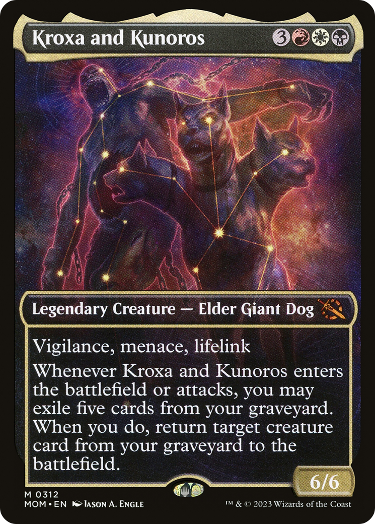 Kroxa and Kunoros (MOM-312) - March of the Machine: (Showcase) - Premium MTG Single from Wizards of the Coast - Just $0.10! Shop now at Game Crave Tournament Store