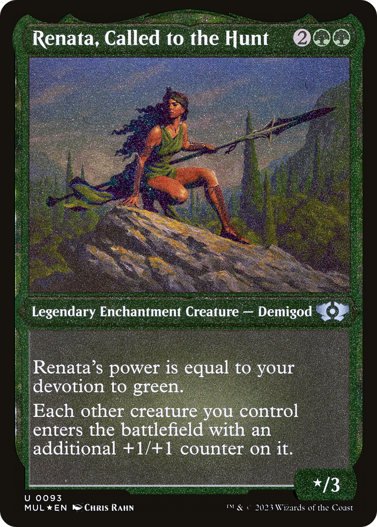 Renata, Called to the Hunt (MUL-093) - Multiverse Legends: (nyxtouched) Etched Foil - Premium MTG Single from Wizards of the Coast - Just $0.08! Shop now at Game Crave Tournament Store