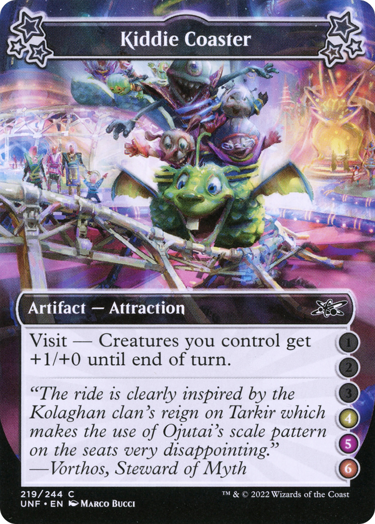 Kiddie Coaster (UNF-219F) - Unfinity - Premium MTG Single from Wizards of the Coast - Just $0.34! Shop now at Game Crave Tournament Store
