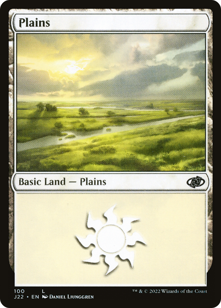 Plains (J22-100) - Jumpstart 2022 - Premium MTG Single from Wizards of the Coast - Just $0.08! Shop now at Game Crave Tournament Store