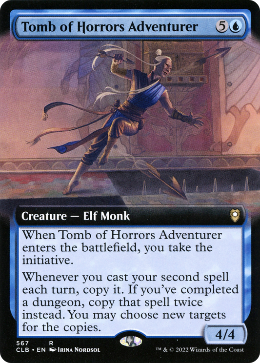 Tomb of Horrors Adventurer (CLB-567) - Commander Legends: Battle for Baldur's Gate: (Extended Art) - Premium MTG Single from Wizards of the Coast - Just $0.31! Shop now at Game Crave Tournament Store