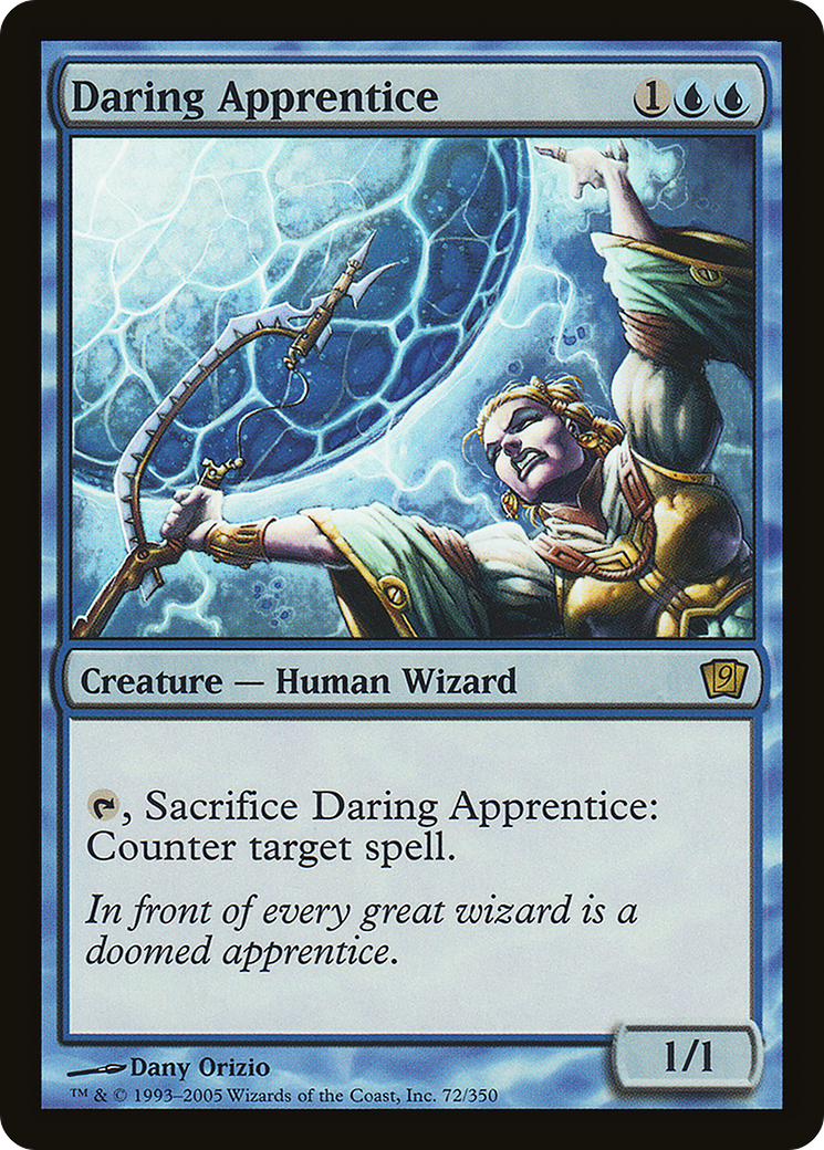 Daring Apprentice (9ED-72★) - Ninth Edition Foil - Premium MTG Single from Wizards of the Coast - Just $0.36! Shop now at Game Crave Tournament Store