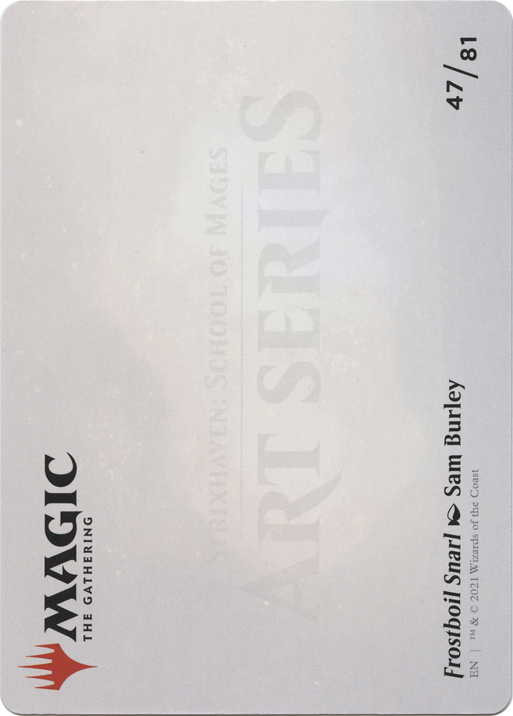 Frostboil Snarl // Frostboil Snarl (ASTX-047) - Strixhaven Art Series (Borderless) - Premium MTG Single from Wizards of the Coast - Just $0! Shop now at Game Crave Tournament Store