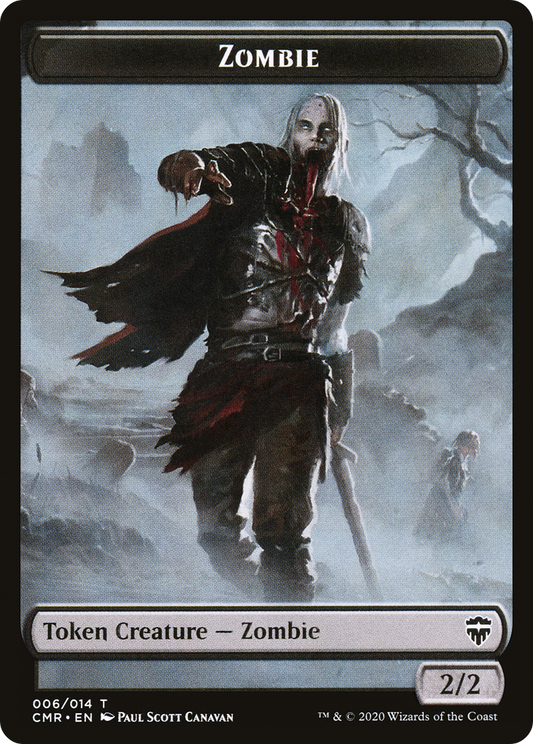 Zombie (TCMR-006) - Commander Legends Tokens - Premium MTG Single from Wizards of the Coast - Just $0.08! Shop now at Game Crave Tournament Store