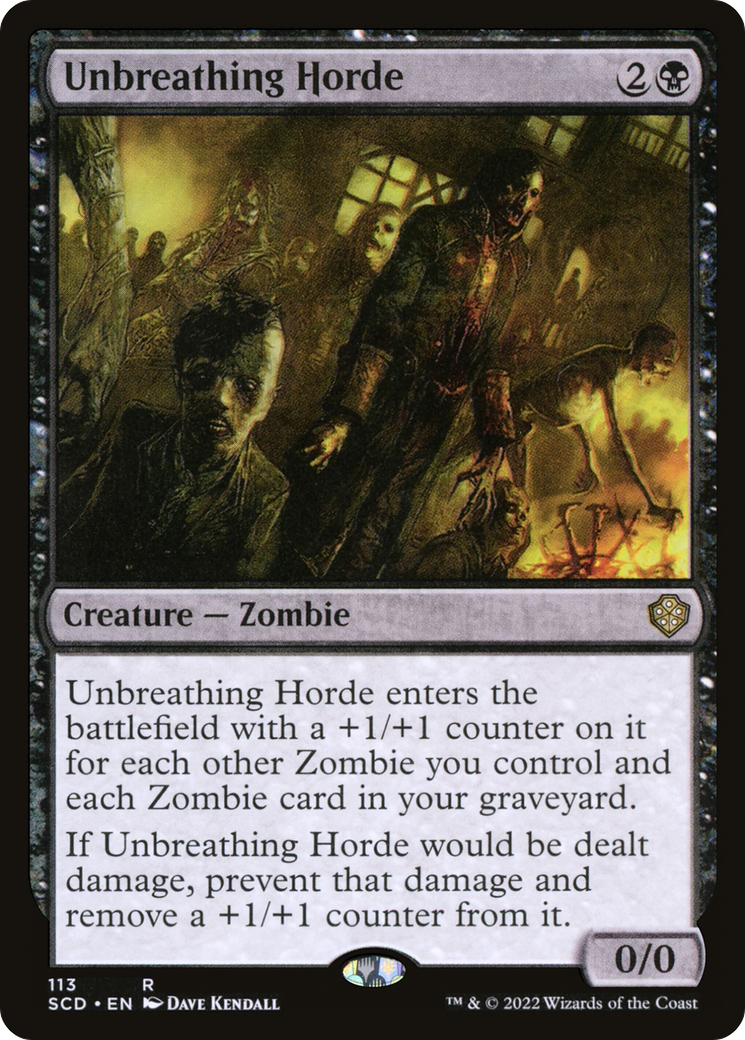 Unbreathing Horde (SCD-113) - Starter Commander Decks - Premium MTG Single from Wizards of the Coast - Just $0.08! Shop now at Game Crave Tournament Store