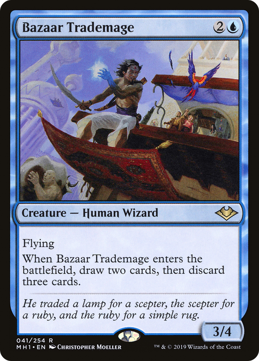 Bazaar Trademage (MH1-041) - Modern Horizons - Premium MTG Single from Wizards of the Coast - Just $0.08! Shop now at Game Crave Tournament Store