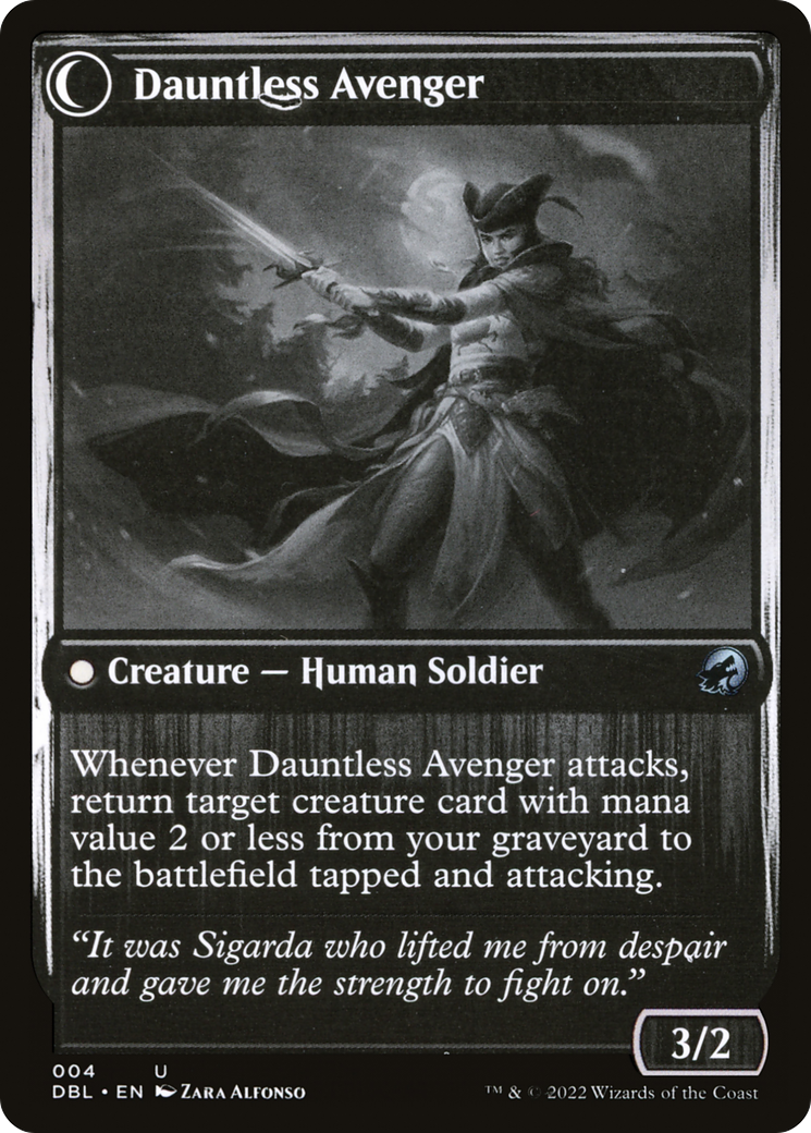 Bereaved Survivor // Dauntless Avenger (DBL-004) - Innistrad: Double Feature: (Double Faced Transform) Foil - Premium MTG Single from Wizards of the Coast - Just $0.32! Shop now at Game Crave Tournament Store