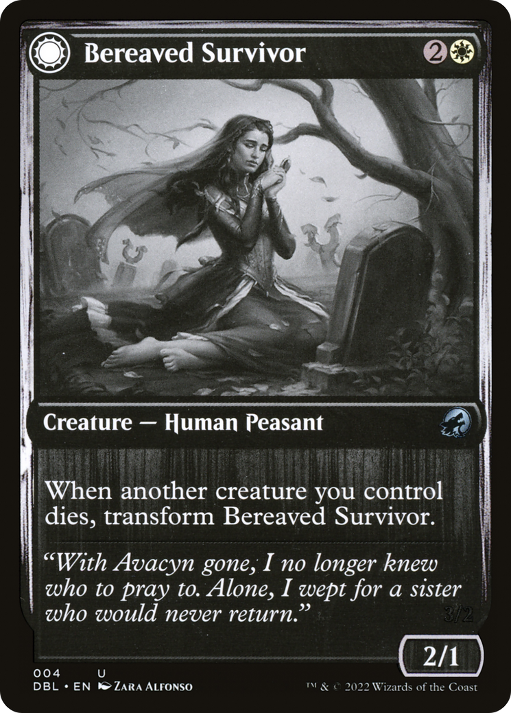 Bereaved Survivor // Dauntless Avenger (DBL-004) - Innistrad: Double Feature: (Double Faced Transform) Foil - Premium MTG Single from Wizards of the Coast - Just $0.32! Shop now at Game Crave Tournament Store