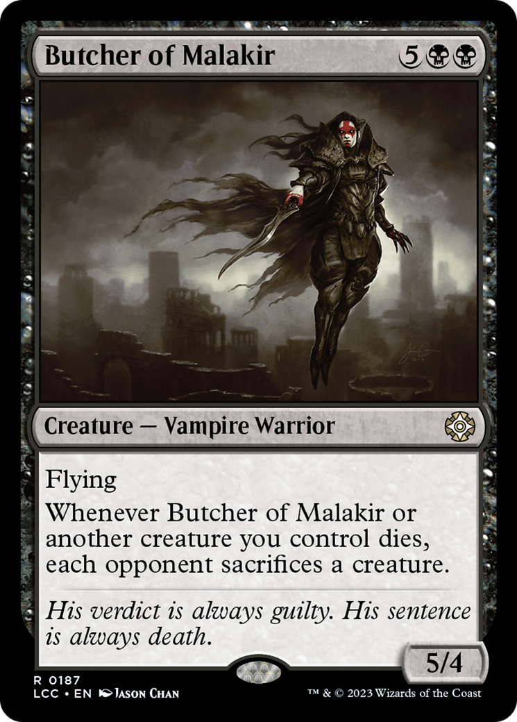 Butcher of Malakir (LCC-187) - The Lost Caverns of Ixalan Commander - Premium MTG Single from Wizards of the Coast - Just $0.08! Shop now at Game Crave Tournament Store