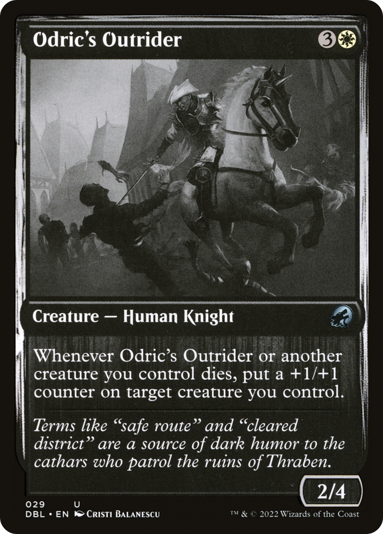 Odric's Outrider (DBL-029) - Innistrad: Double Feature Foil - Premium MTG Single from Wizards of the Coast - Just $0.08! Shop now at Game Crave Tournament Store