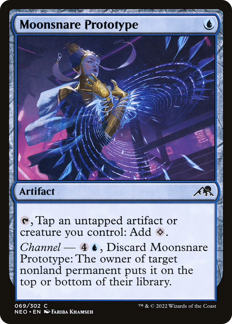 Moonsnare Prototype (NEO-069) - Kamigawa: Neon Dynasty - Premium MTG Single from Wizards of the Coast - Just $0.08! Shop now at Game Crave Tournament Store