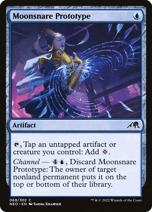 Moonsnare Prototype (NEO-069) - Kamigawa: Neon Dynasty Foil - Premium MTG Single from Wizards of the Coast - Just $0.08! Shop now at Game Crave Tournament Store