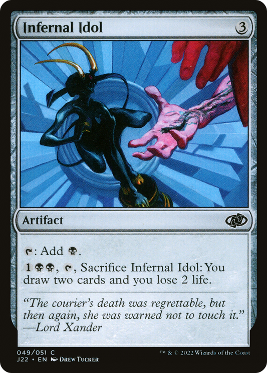 Infernal Idol (J22-049) - Jumpstart 2022 - Premium MTG Single from Wizards of the Coast - Just $0.08! Shop now at Game Crave Tournament Store