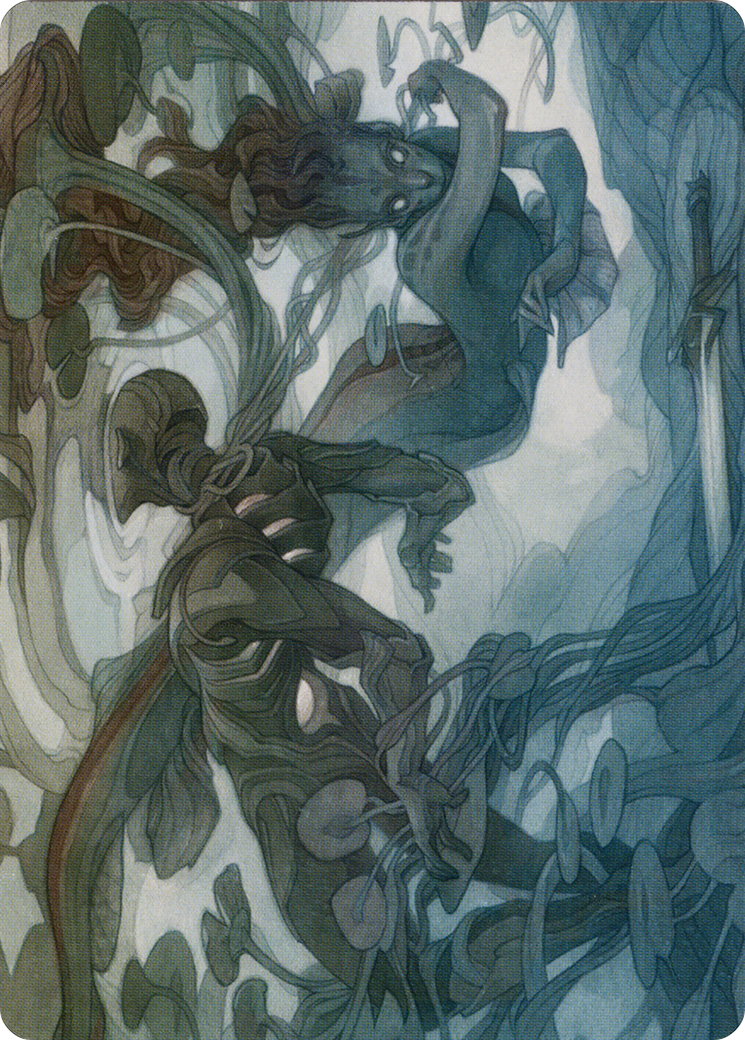 Emry, Lurker of the Loch // Emry, Lurker of the Loch (AMOM-069) - March of the Machine Art Series (Borderless) Foil - Premium MTG Single from Wizards of the Coast - Just $0! Shop now at Game Crave Tournament Store