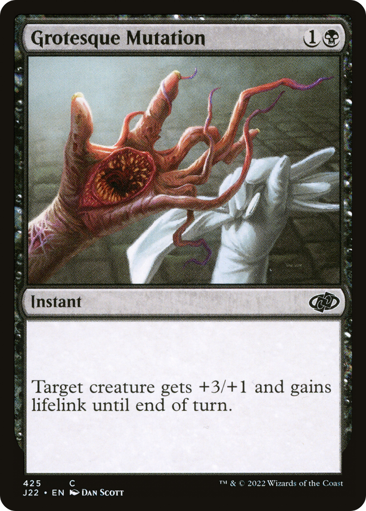 Grotesque Mutation (J22-425) - Jumpstart 2022 - Premium MTG Single from Wizards of the Coast - Just $0.08! Shop now at Game Crave Tournament Store