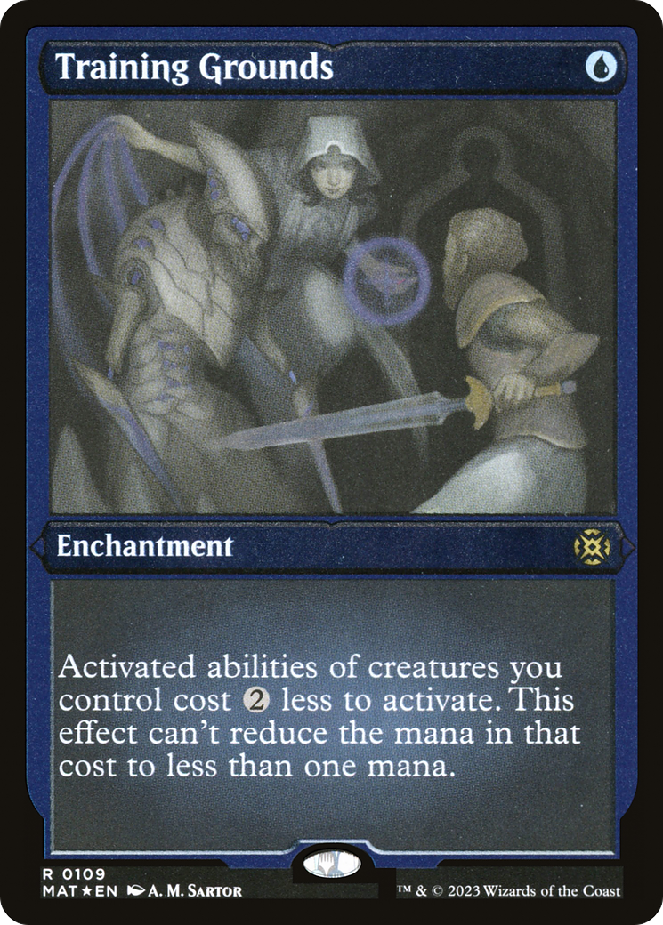 Training Grounds (MAT-109) - March of the Machine: The Aftermath Etched Foil - Premium MTG Single from Wizards of the Coast - Just $1.03! Shop now at Game Crave Tournament Store