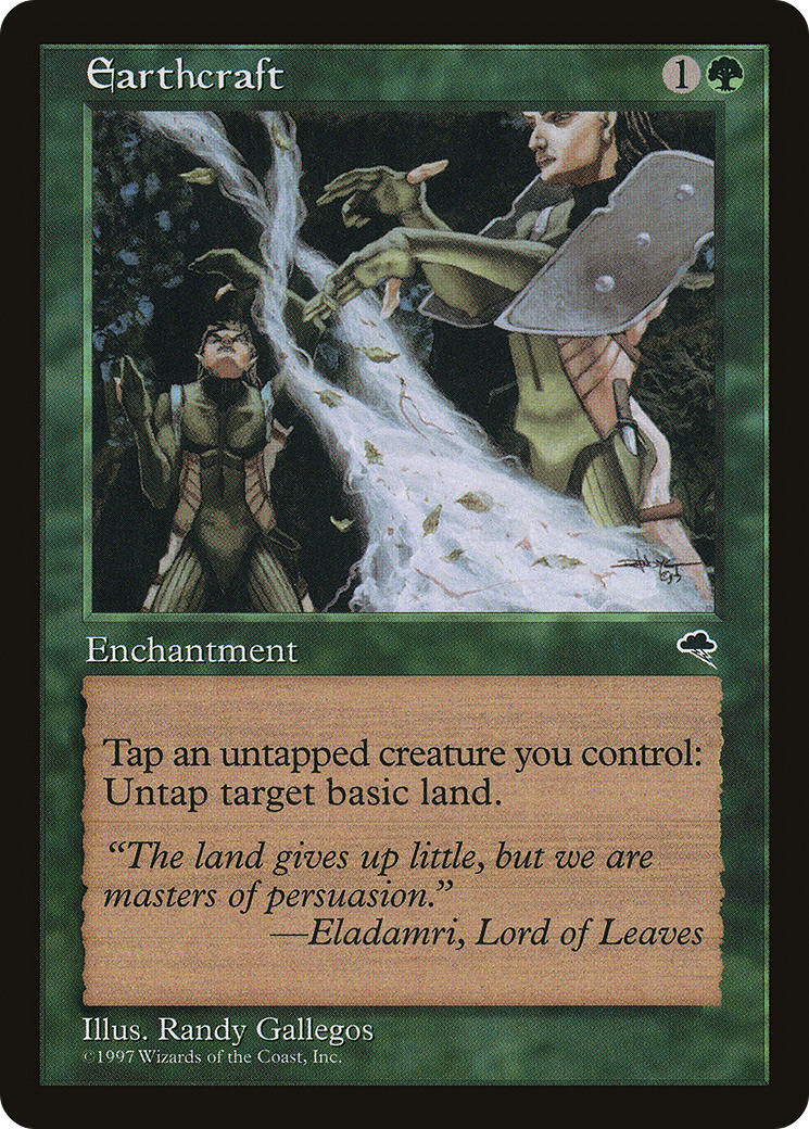 Earthcraft (TMP-222) - Tempest - Premium MTG Single from Wizards of the Coast - Just $35.24! Shop now at Game Crave Tournament Store