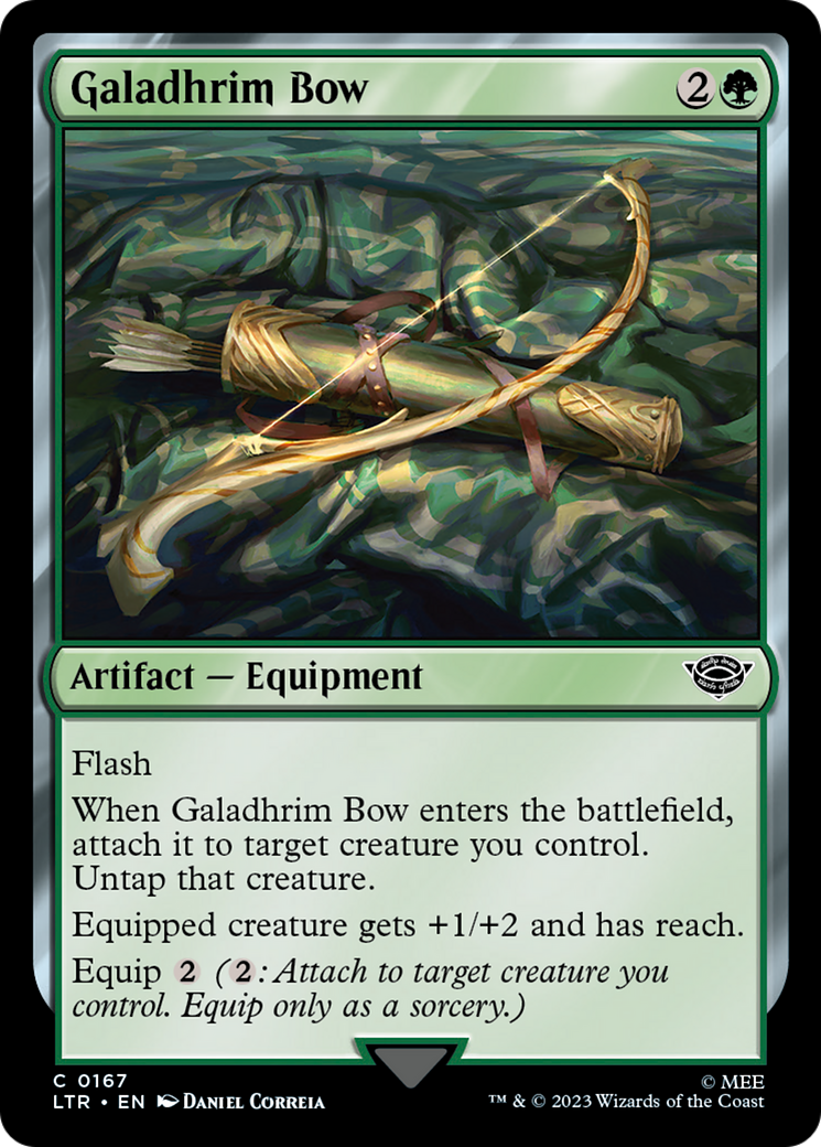 Galadhrim Bow (LTR-167) - The Lord of the Rings: Tales of Middle-earth - Premium MTG Single from Wizards of the Coast - Just $0.08! Shop now at Game Crave Tournament Store
