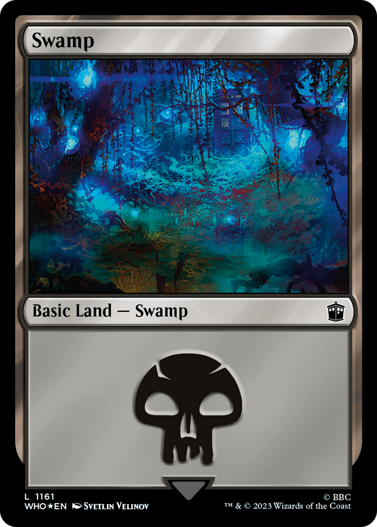 Swamp (WHO-1161) - Doctor Who Foil - Premium MTG Single from Wizards of the Coast - Just $0.20! Shop now at Game Crave Tournament Store
