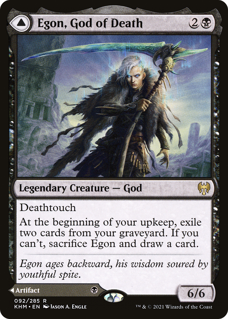 Egon, God of Death // Throne of Death (KHM-092) - Kaldheim - Premium MTG Single from Wizards of the Coast - Just $0.25! Shop now at Game Crave Tournament Store