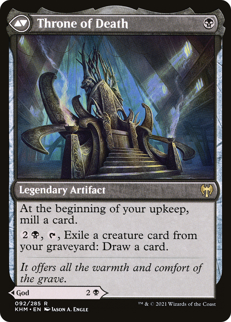Egon, God of Death // Throne of Death (KHM-092) - Kaldheim - Premium MTG Single from Wizards of the Coast - Just $0.25! Shop now at Game Crave Tournament Store