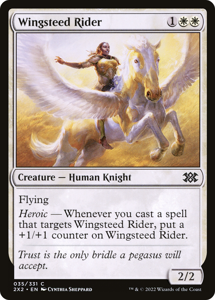 Wingsteed Rider (2X2-035) - Double Masters 2022 - Premium MTG Single from Wizards of the Coast - Just $0.08! Shop now at Game Crave Tournament Store