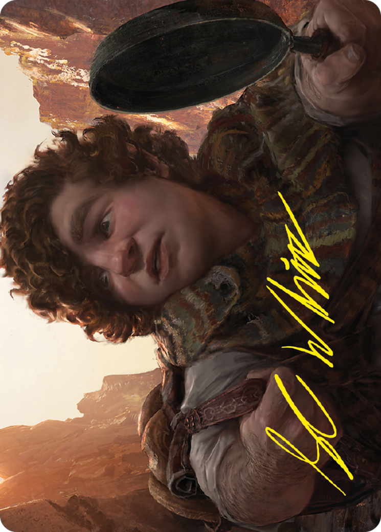 Sam, Loyal Attendant // Sam, Loyal Attendant (ALTR-058) - Tales of Middle-earth Art Series (Borderless) - Premium MTG Single from Wizards of the Coast - Just $0! Shop now at Game Crave Tournament Store