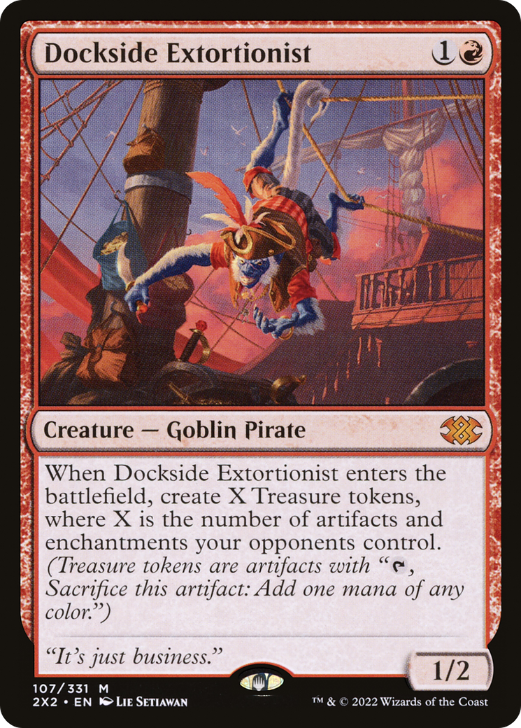 Dockside Extortionist (2X2-107) - Double Masters 2022 - Premium MTG Single from Wizards of the Coast - Just $3.77! Shop now at Game Crave Tournament Store
