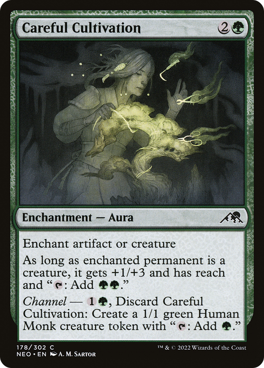Careful Cultivation (NEO-178) - Kamigawa: Neon Dynasty - Premium MTG Single from Wizards of the Coast - Just $0.25! Shop now at Game Crave Tournament Store