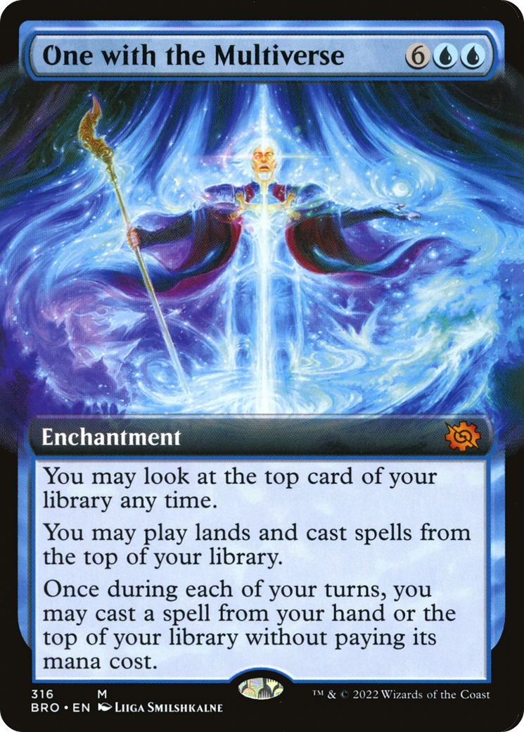 One with the Multiverse (BRO-316) - The Brothers' War: (Extended Art) - Premium MTG Single from Wizards of the Coast - Just $1.13! Shop now at Game Crave Tournament Store