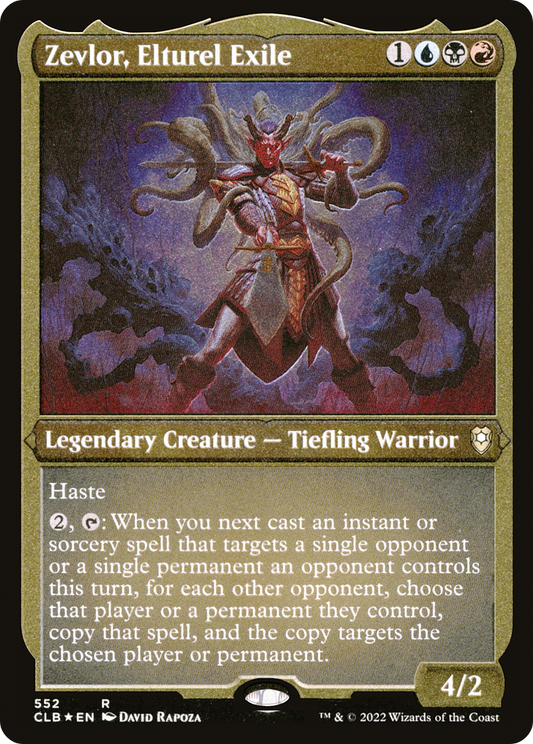 Zevlor, Elturel Exile (CLB-552) - Commander Legends: Battle for Baldur's Gate Etched Foil - Premium MTG Single from Wizards of the Coast - Just $0.08! Shop now at Game Crave Tournament Store