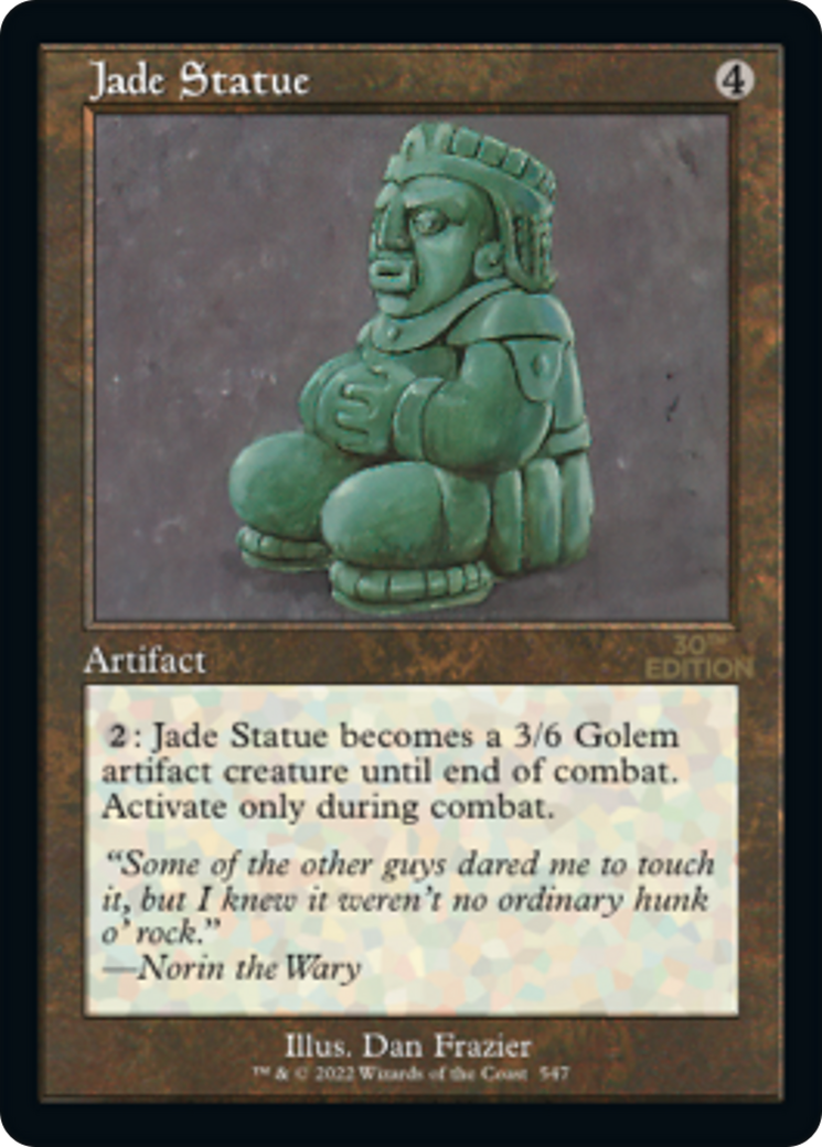 Jade Statue (30A-547) - 30th Anniversary Edition - Premium MTG Single from Wizards of the Coast - Just $1.20! Shop now at Game Crave Tournament Store