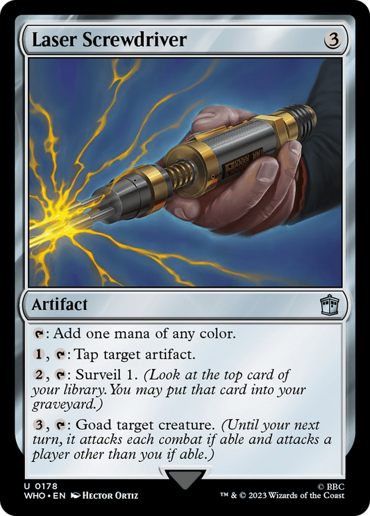 Laser Screwdriver (WHO-178) - Doctor Who - Premium MTG Single from Wizards of the Coast - Just $0.10! Shop now at Game Crave Tournament Store