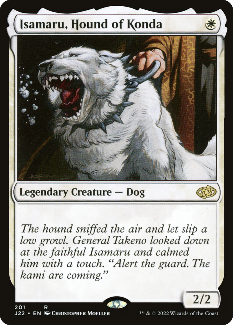 Isamaru, Hound of Konda (J22-201) - Jumpstart 2022 - Premium MTG Single from Wizards of the Coast - Just $0.17! Shop now at Game Crave Tournament Store