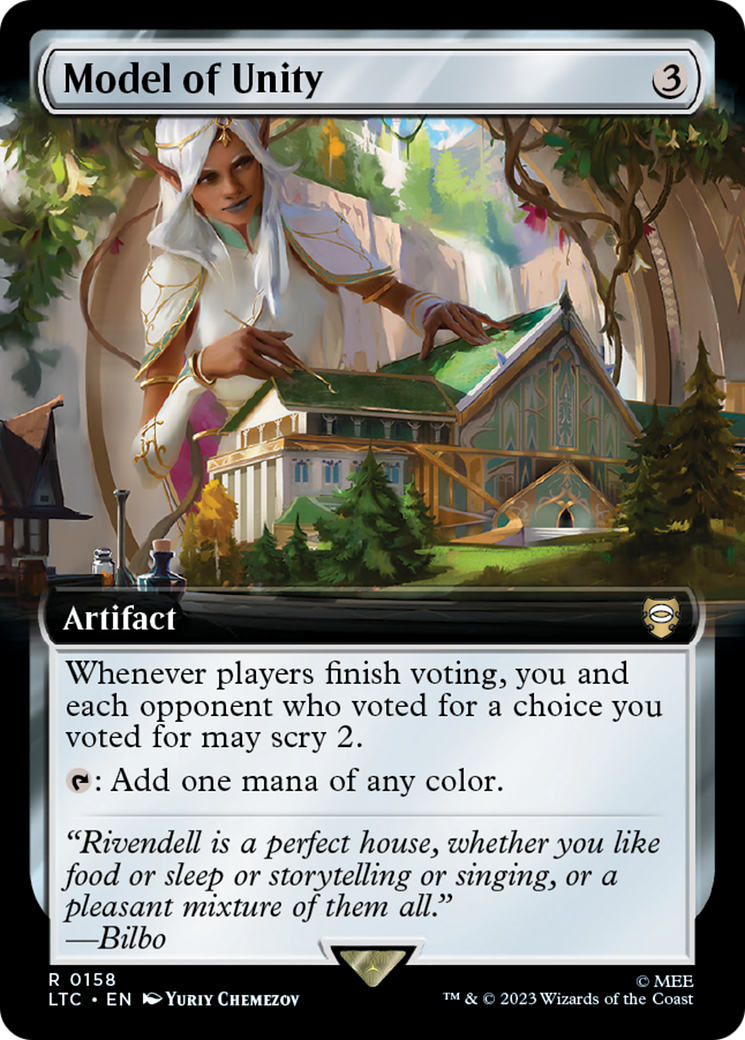 Model of Unity (LTC-158) - Tales of Middle-earth Commander: (Extended Art) - Premium MTG Single from Wizards of the Coast - Just $0.11! Shop now at Game Crave Tournament Store