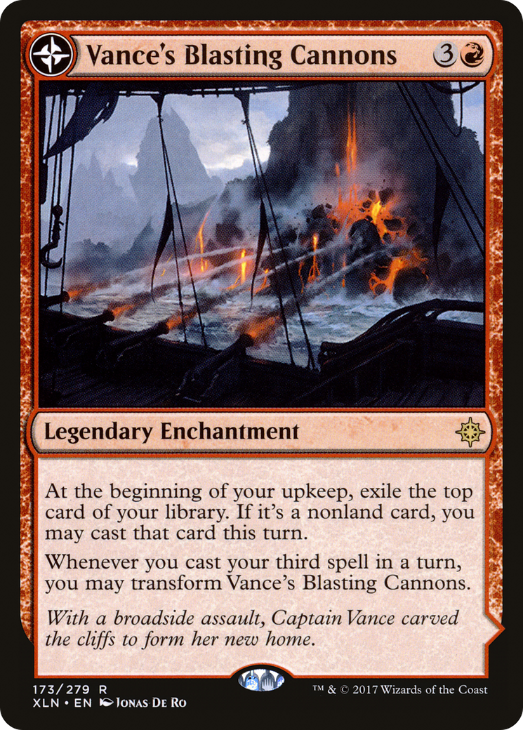 Vance's Blasting Cannons // Spitfire Bastion (XLN-173) - Ixalan: (compasslanddfc) - Premium MTG Single from Wizards of the Coast - Just $0.10! Shop now at Game Crave Tournament Store