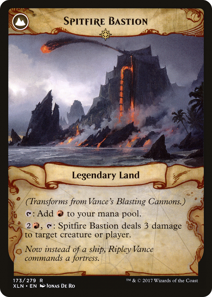Vance's Blasting Cannons // Spitfire Bastion (XLN-173) - Ixalan: (compasslanddfc) Foil - Premium MTG Single from Wizards of the Coast - Just $0.21! Shop now at Game Crave Tournament Store