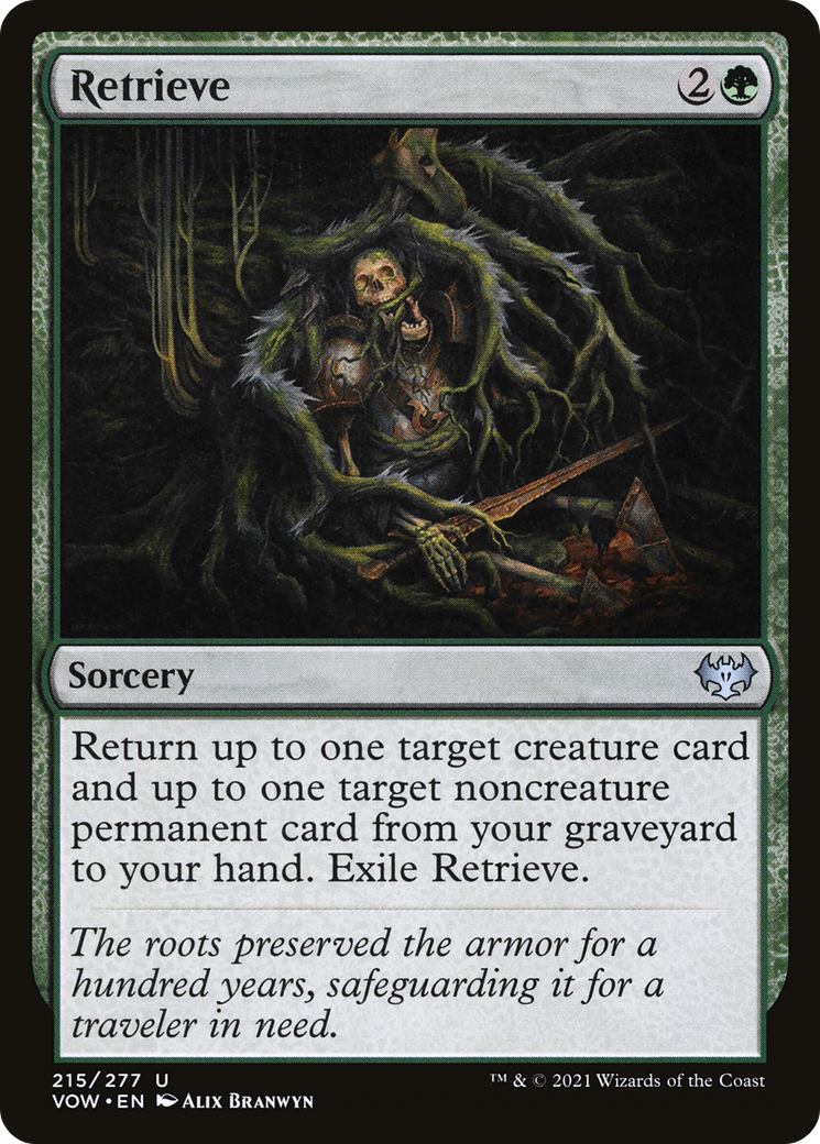 Retrieve (VOW-215) - Innistrad: Crimson Vow - Premium MTG Single from Wizards of the Coast - Just $0.08! Shop now at Game Crave Tournament Store