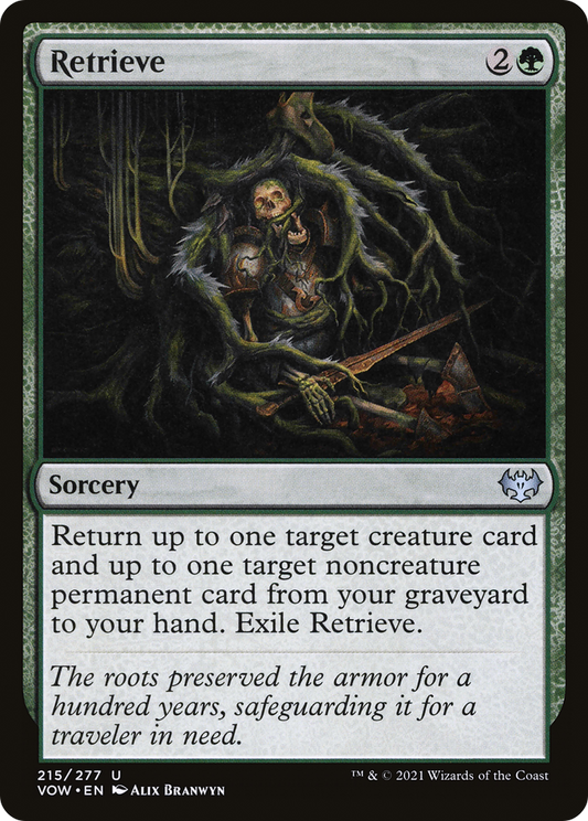 Retrieve (VOW-215) - Innistrad: Crimson Vow - Premium MTG Single from Wizards of the Coast - Just $0.08! Shop now at Game Crave Tournament Store