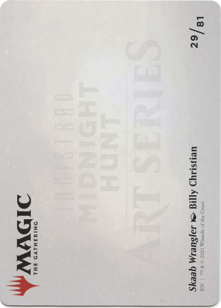 Skaab Wrangler // Skaab Wrangler (AMID-029) - Midnight Hunt Art Series (Borderless) Foil - Premium MTG Single from Wizards of the Coast - Just $0! Shop now at Game Crave Tournament Store