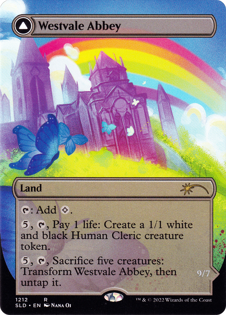 Westvale Abbey // Ormendahl, Profane Prince (SLD-1212) - Secret Lair Drop (Borderless) - Premium MTG Single from Wizards of the Coast - Just $1.59! Shop now at Game Crave Tournament Store