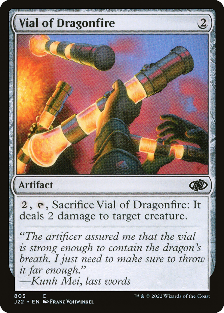 Vial of Dragonfire (J22-805) - Jumpstart 2022 - Premium MTG Single from Wizards of the Coast - Just $0.08! Shop now at Game Crave Tournament Store