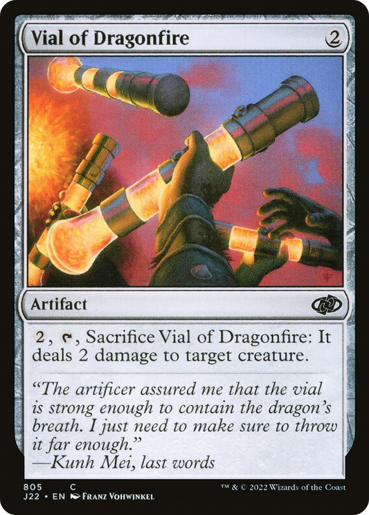 Vial of Dragonfire (J22-805) - Jumpstart 2022 - Premium MTG Single from Wizards of the Coast - Just $0.08! Shop now at Game Crave Tournament Store
