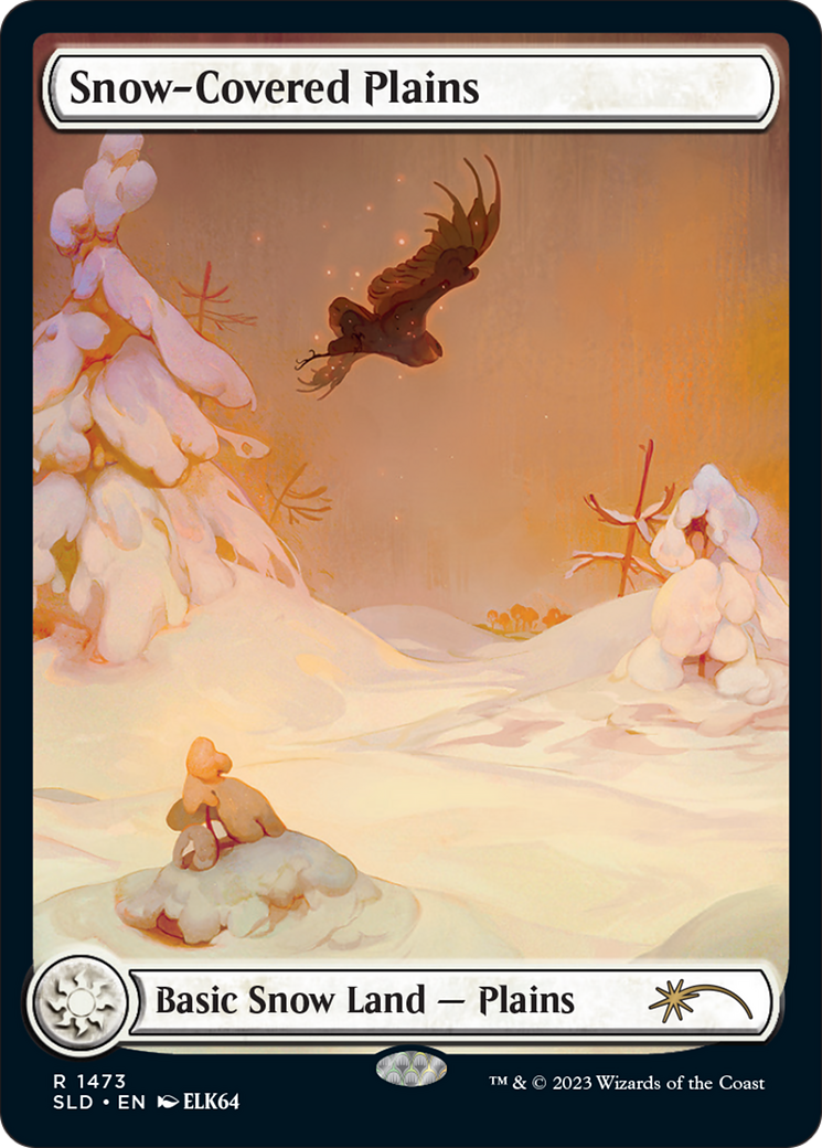 Snow-Covered Plains (SLD-1473) - Secret Lair Drop: (Full Art) Foil - Premium MTG Single from Wizards of the Coast - Just $7.93! Shop now at Game Crave Tournament Store