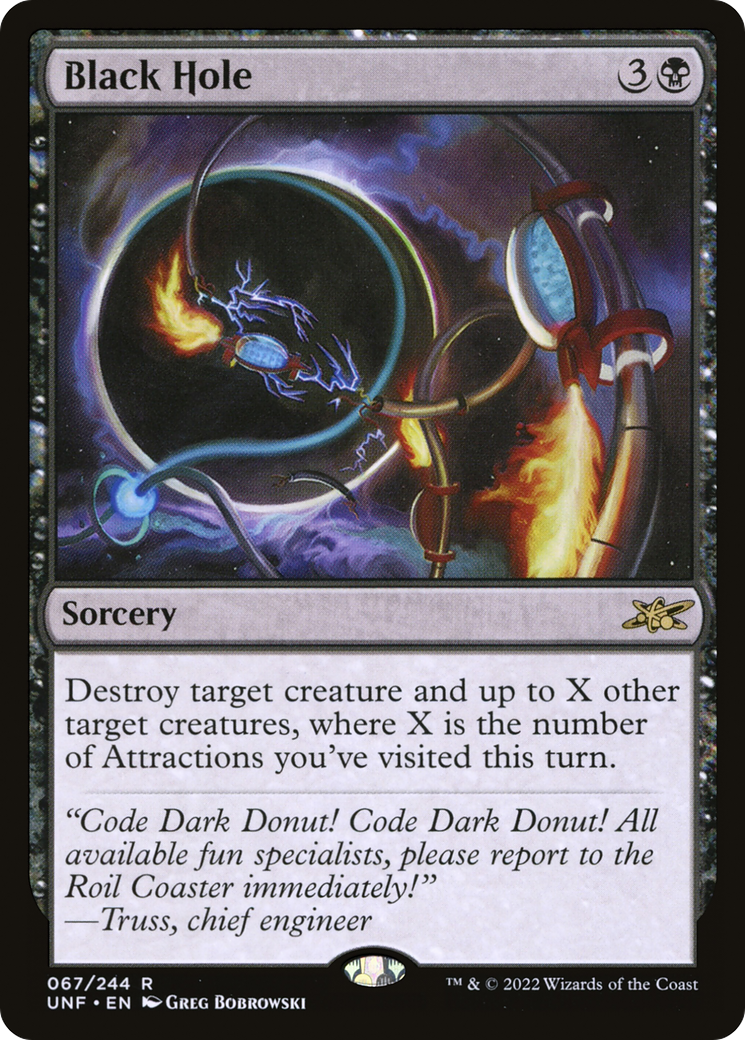 Black Hole (UNF-067) - Unfinity Foil - Premium MTG Single from Wizards of the Coast - Just $0.08! Shop now at Game Crave Tournament Store